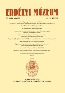 Erdélyi Múzeum lapszámok