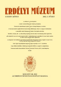 Erdélyi Múzeum lapszámok