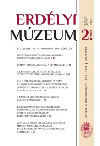 Erdélyi Múzeum lapszámok
