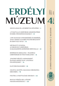 Erdélyi Múzeum lapszámok