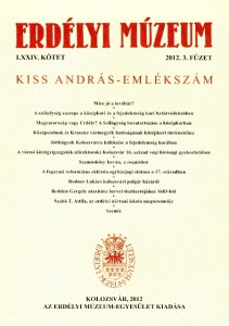 Erdélyi Múzeum lapszámok