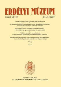 Erdélyi Múzeum lapszámok