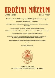 Erdélyi Múzeum lapszámok