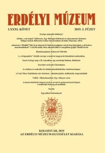 Erdélyi Múzeum lapszámok