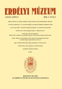 Erdélyi Múzeum lapszámok