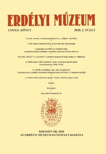 Erdélyi Múzeum lapszámok