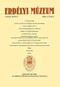 Erdélyi Múzeum lapszámok