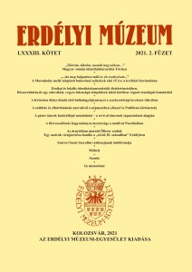 Erdélyi Múzeum lapszámok