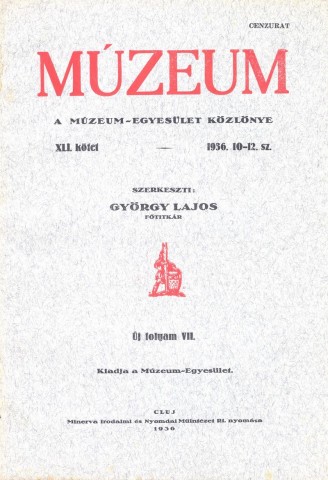 Erdélyi Múzeum lapszámok