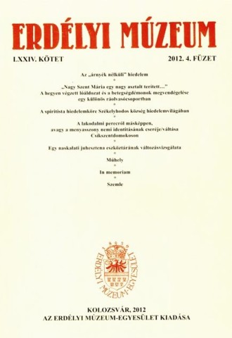 Erdélyi Múzeum lapszámok