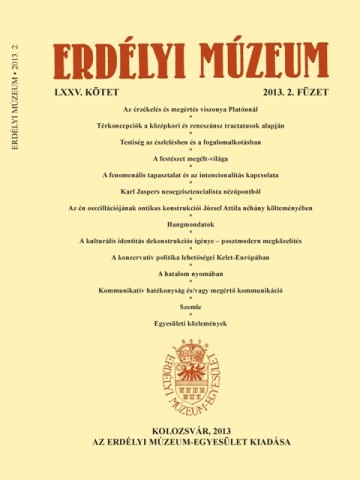 Erdélyi Múzeum lapszámok