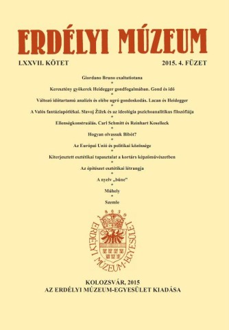 Erdélyi Múzeum lapszámok