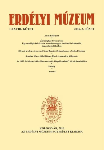 Erdélyi Múzeum lapszámok