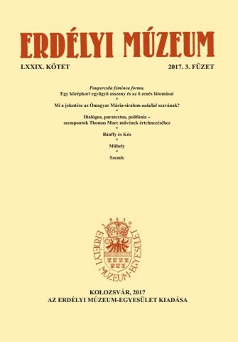 Erdélyi Múzeum lapszámok