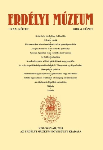 Erdélyi Múzeum lapszámok