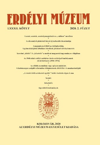 Erdélyi Múzeum lapszámok