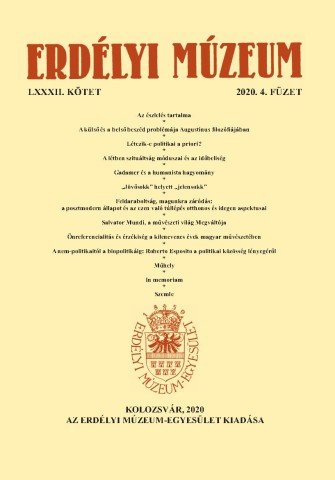 Erdélyi Múzeum lapszámok